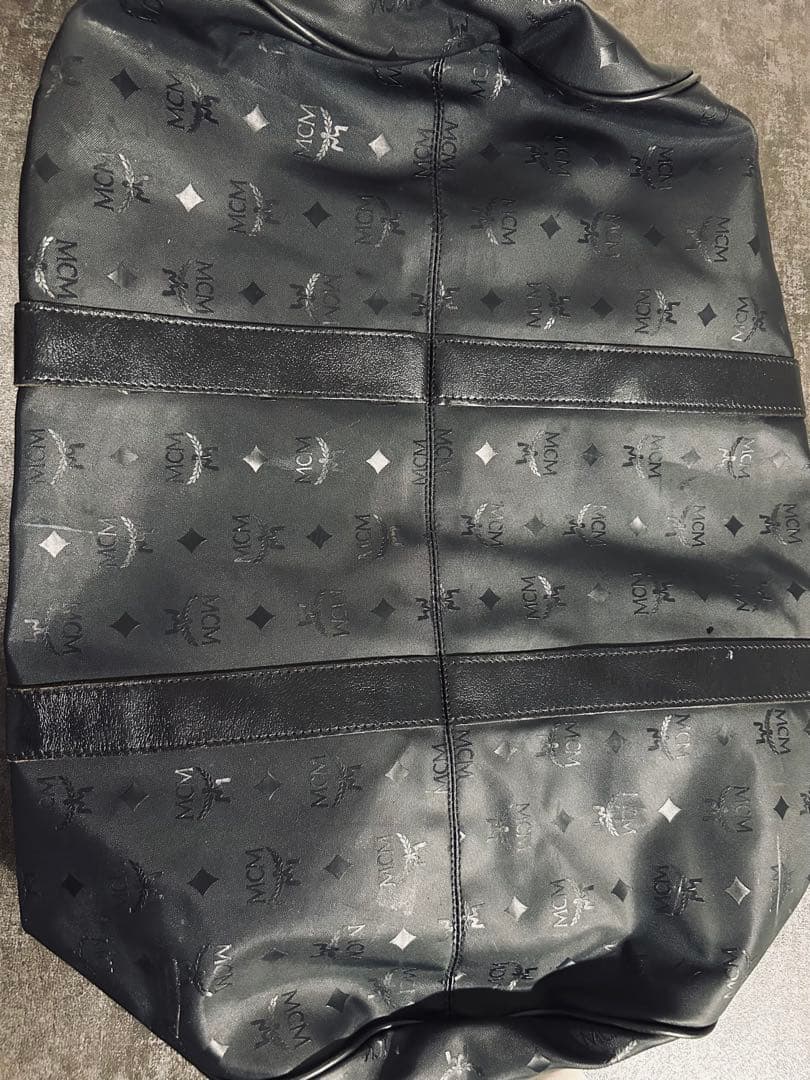 MCM ブラック ボストンバッグ