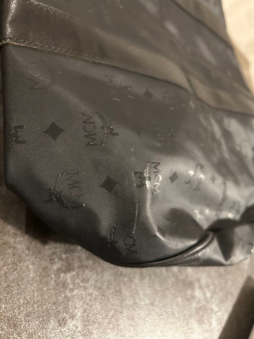 MCM ブラック ボストンバッグ