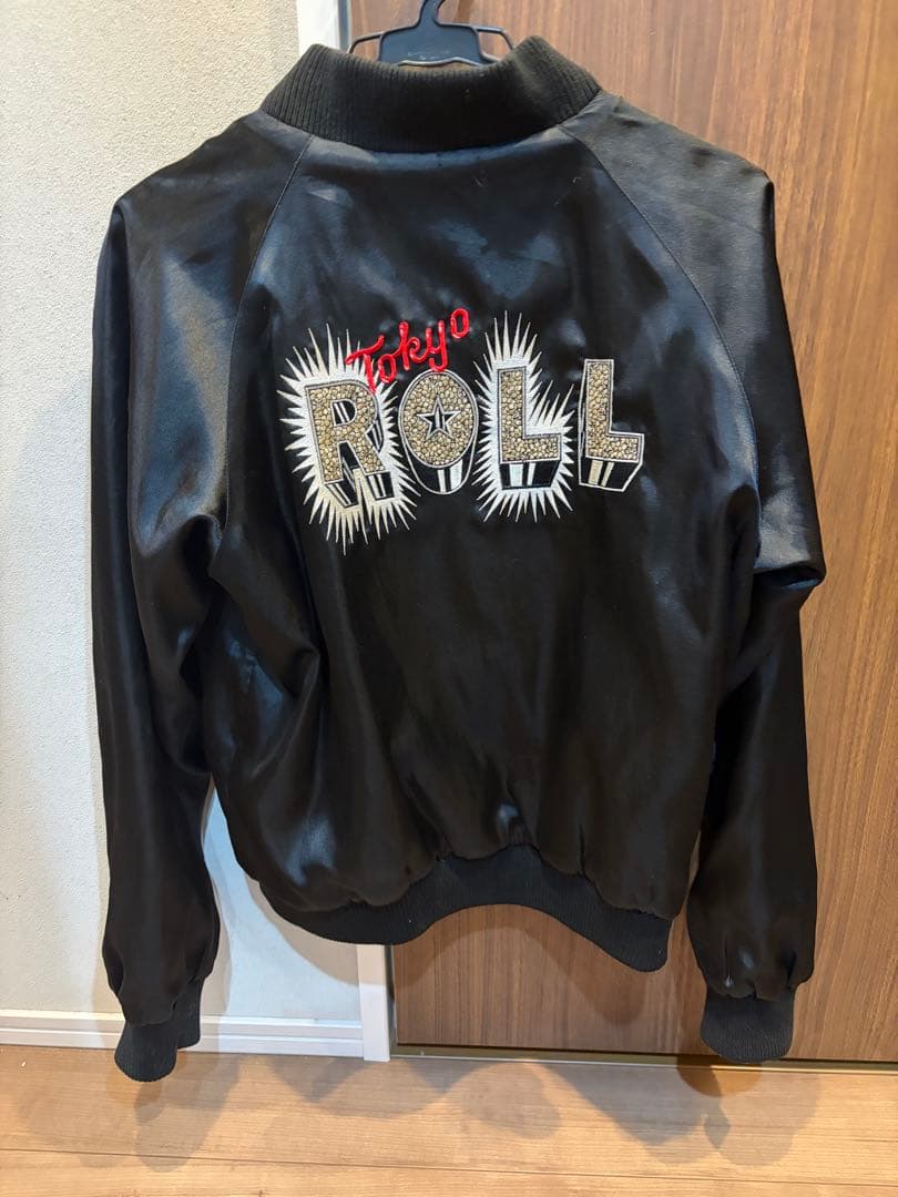 ROLL × 勝手にしやがれ スカジャン スカジャン ベロア素材刺繍