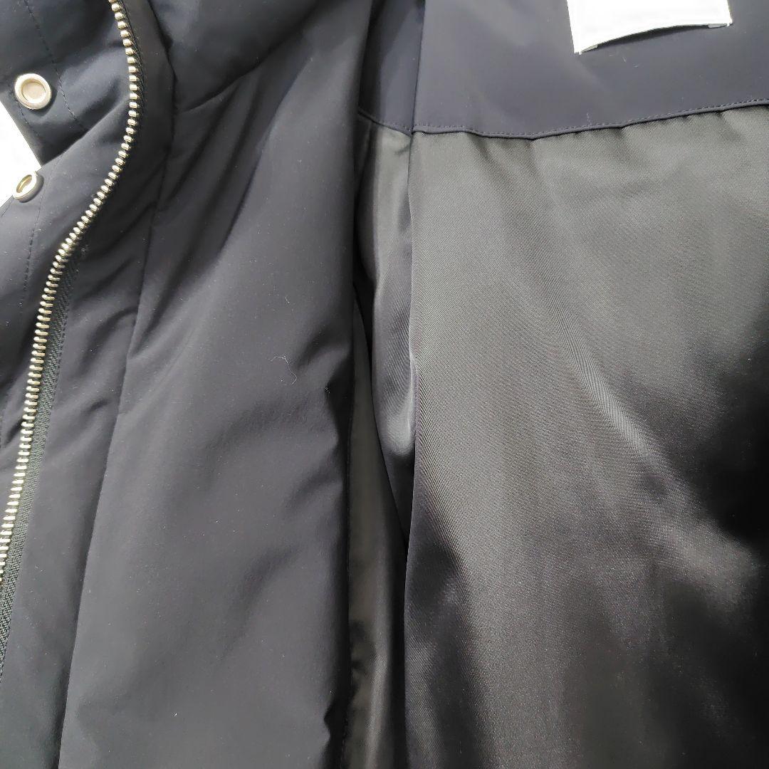 ✧CLANE✧ BALLOON HOODIE LONG DOWN COAT 黒