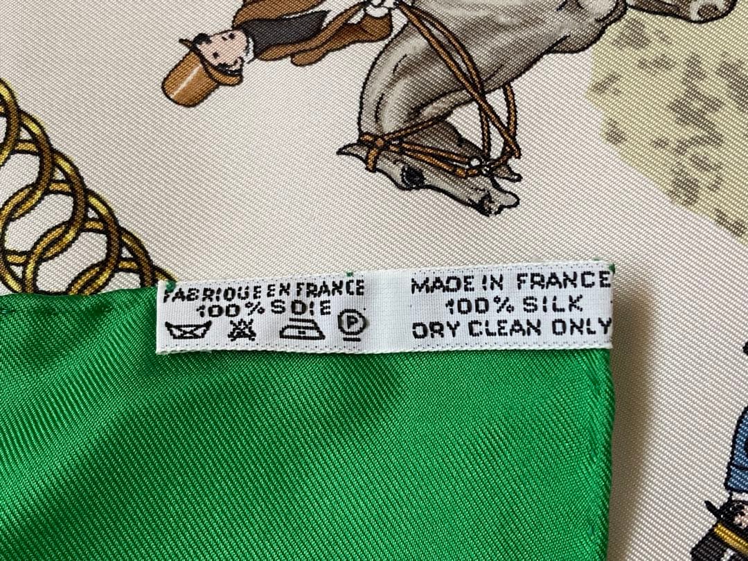 【ウィステリア】 エルメス スカーフ カレ90 ロンシャンへの散歩