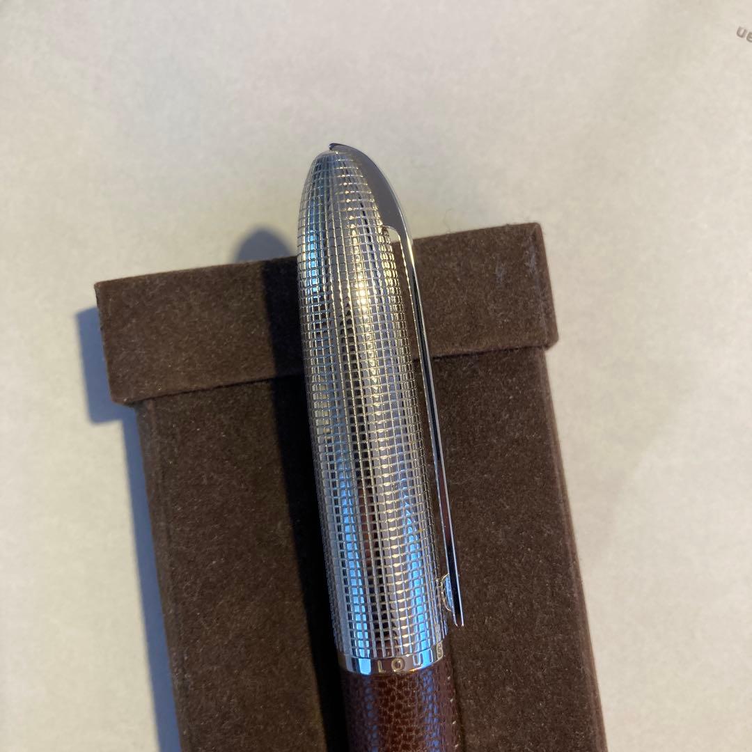 【極美品】ルイヴィトン ボールペン ドックキュイール ローラーボール　ブラウン