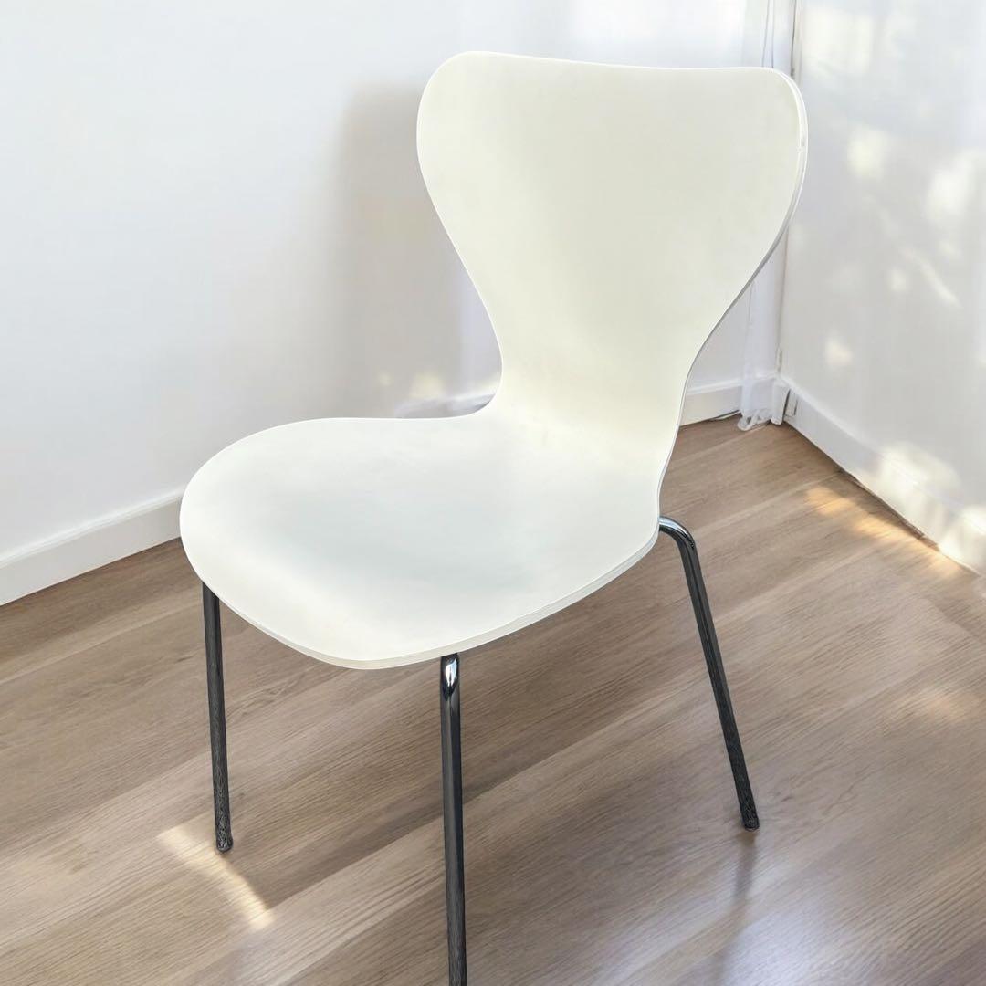 美品✨フリッツハンセン セブンチェア リプロダクト ホワイト 4脚 ダイニング
