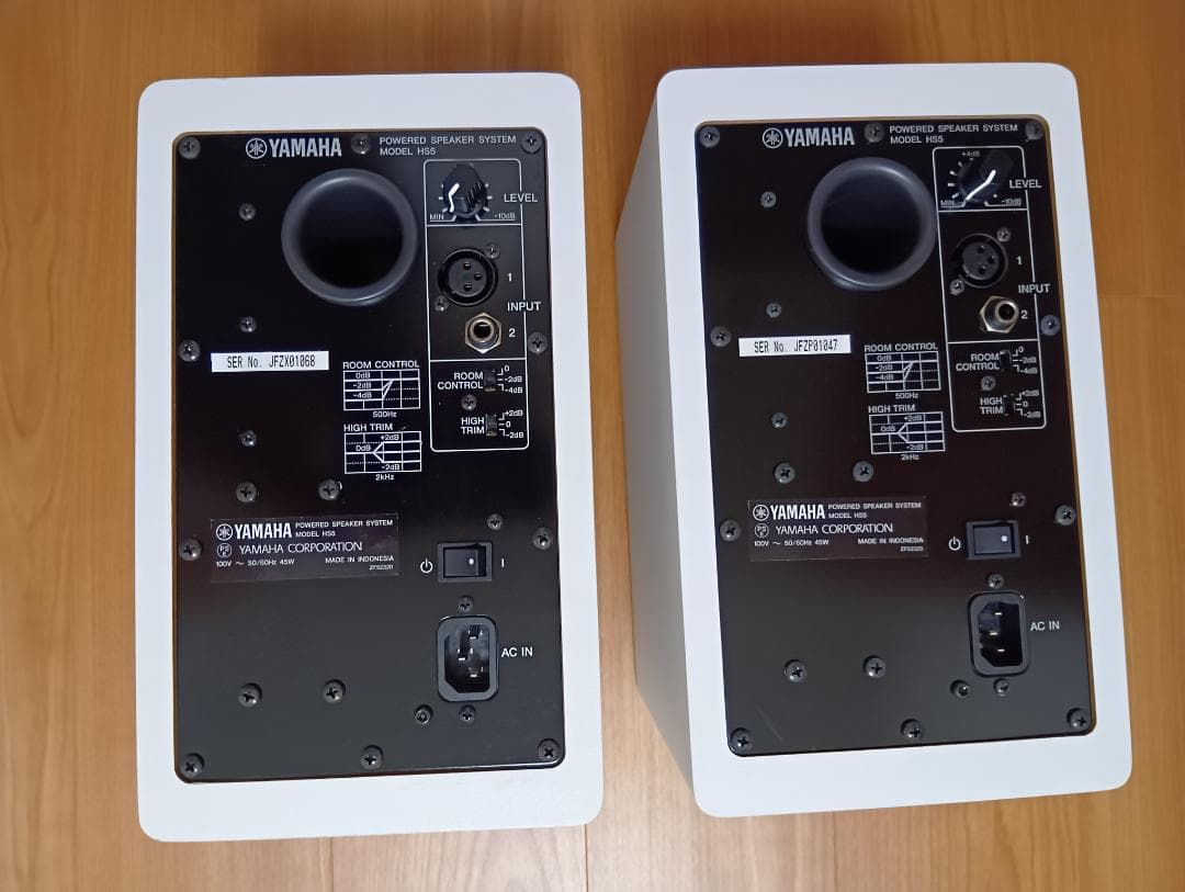 YAMAHA HS5 ホワイトスピーカー2本セット