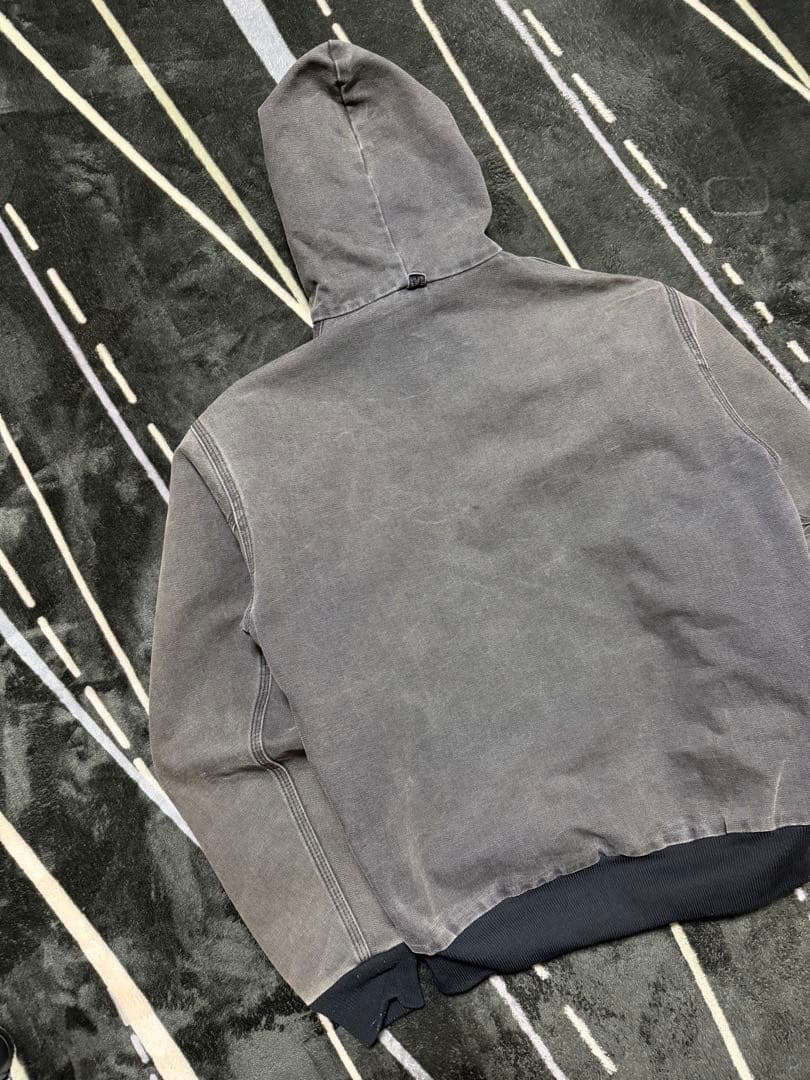 ‼️希少 90sフェード カーハート アクティブジャケットJ03ブラックUSA製