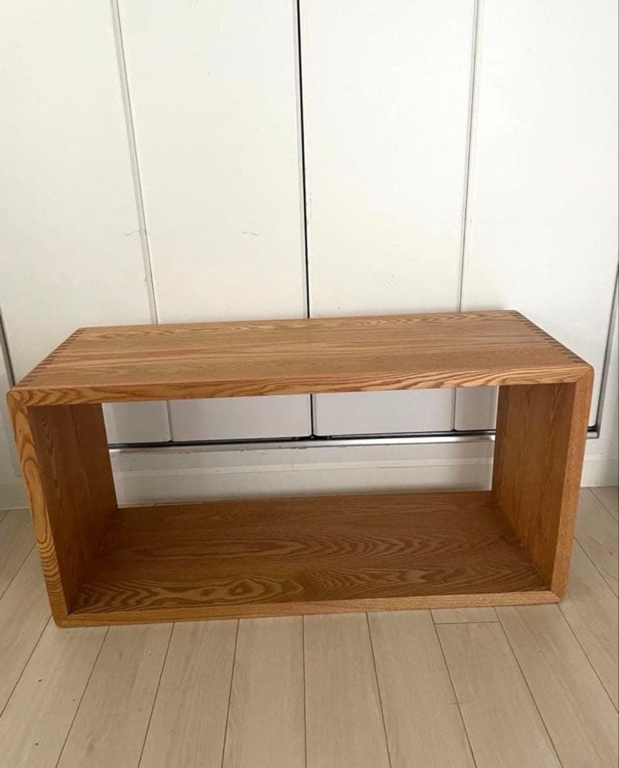 da bosco タモ無垢　シェルフ　収納棚