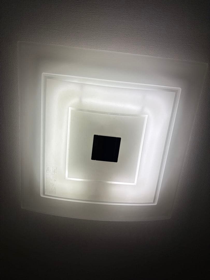 調光可能スクエアシーリングライト　3個セット