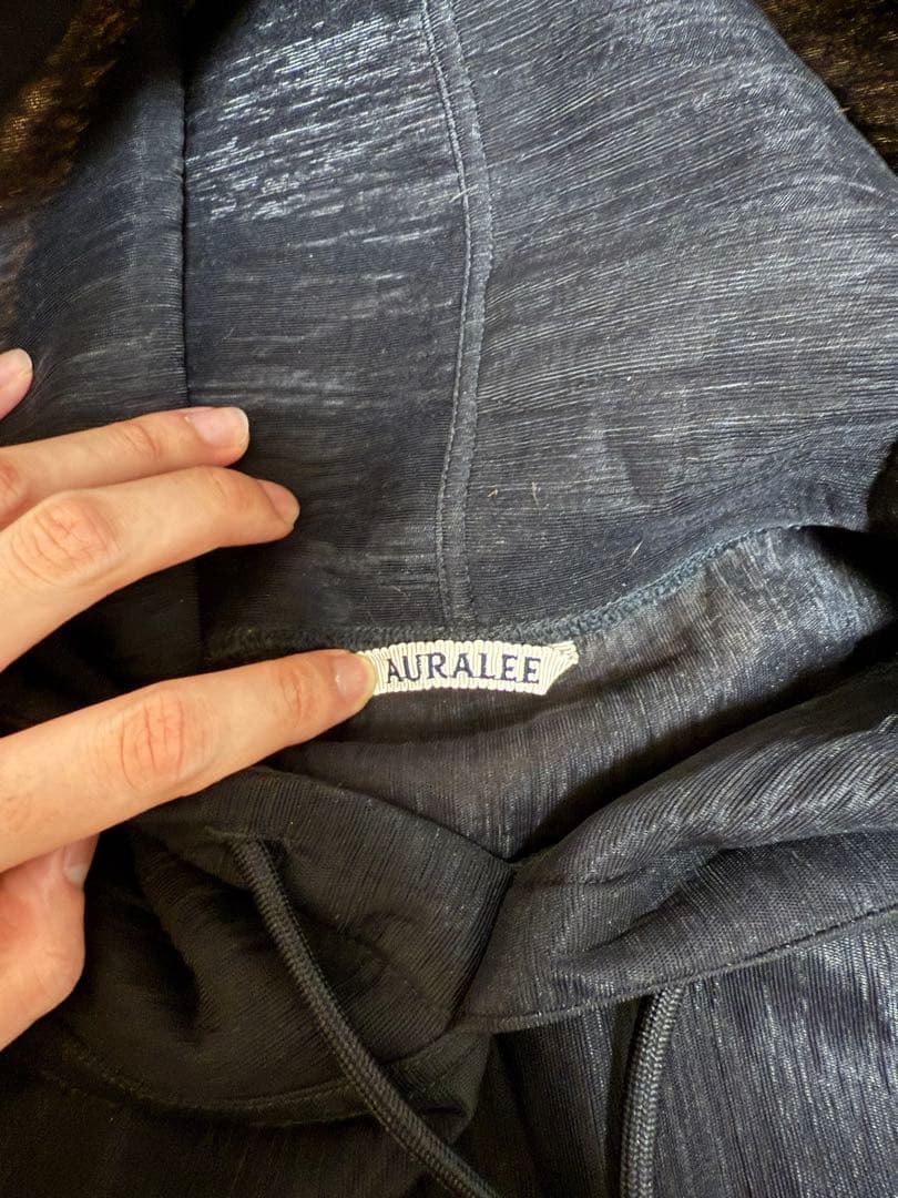 トップス AURALEE ELASTIC SHEER NYLON PARKA