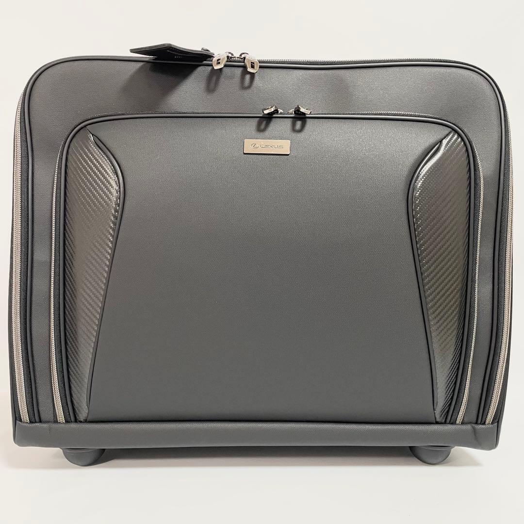 LEXUSレクサス ビジネスキャリー トロリーケース 黒レザー大容量