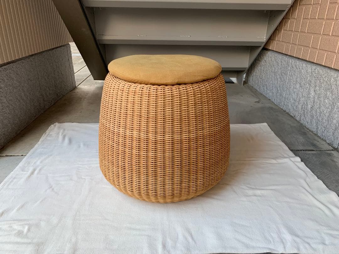 希少 山川ラタン 剣持勇デザイン ヴィンテージ スツール ジャパニーズモダン D