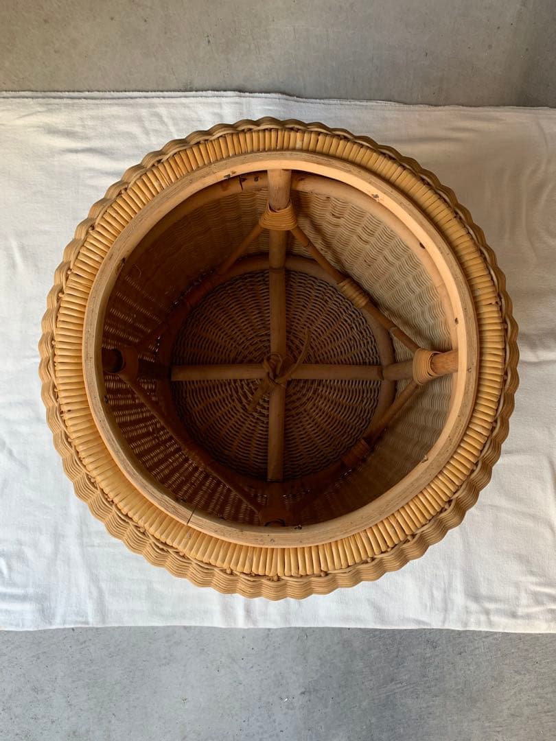 希少 山川ラタン 剣持勇デザイン ヴィンテージ スツール ジャパニーズモダン D