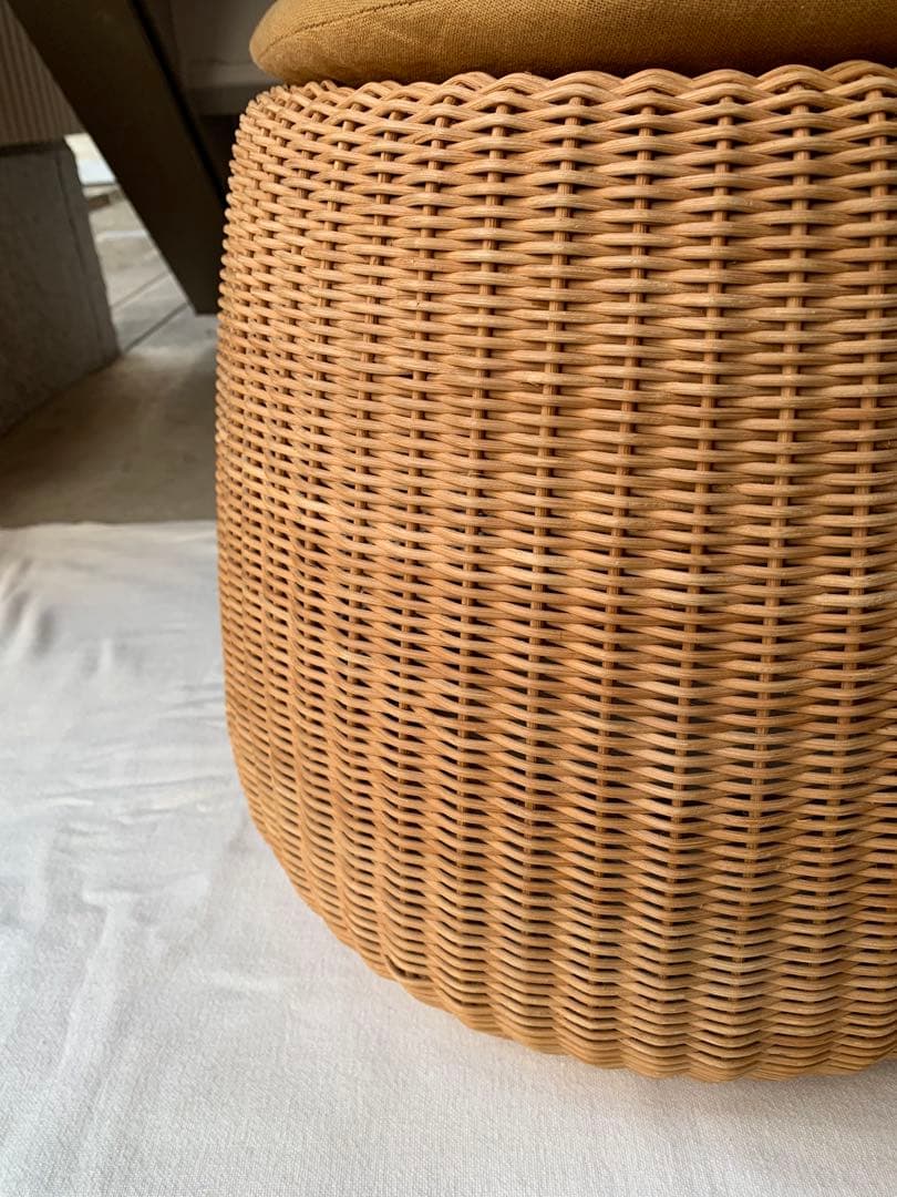 希少 山川ラタン 剣持勇デザイン ヴィンテージ スツール ジャパニーズモダン D