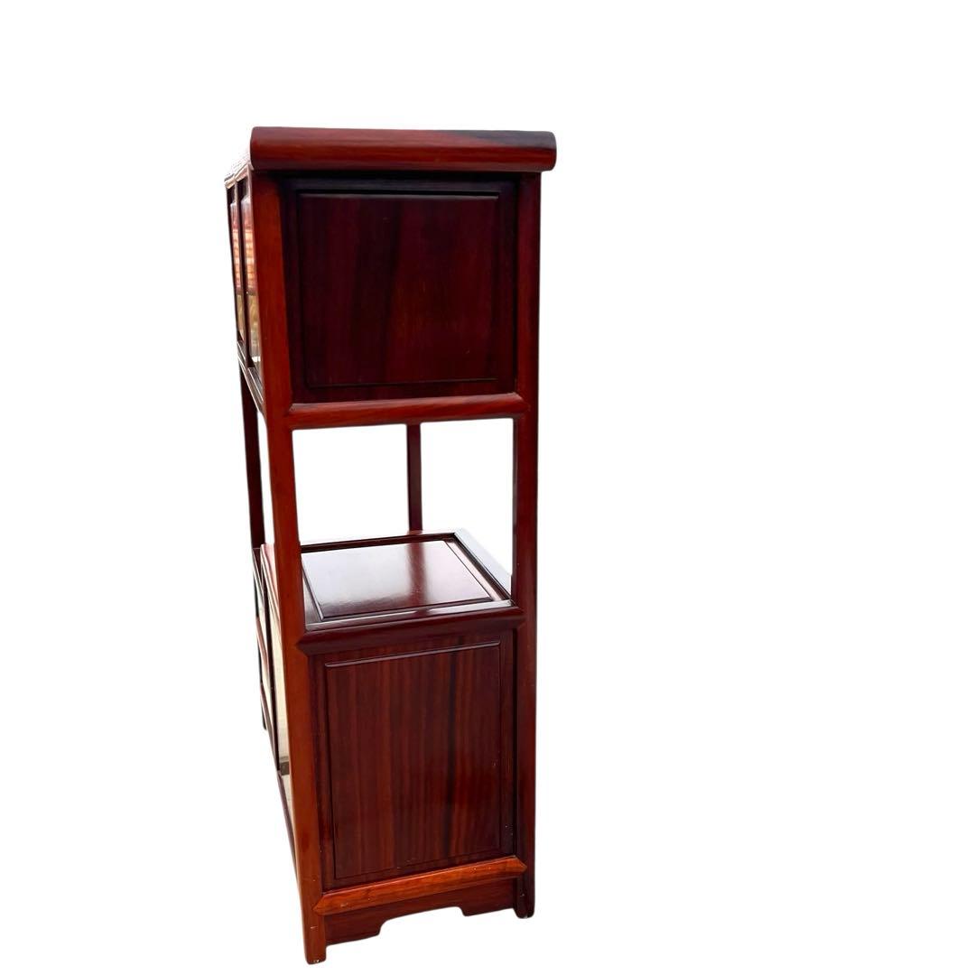 e*c様 茶箪笥　花梨　螺鈿細工　飾り棚　違い棚