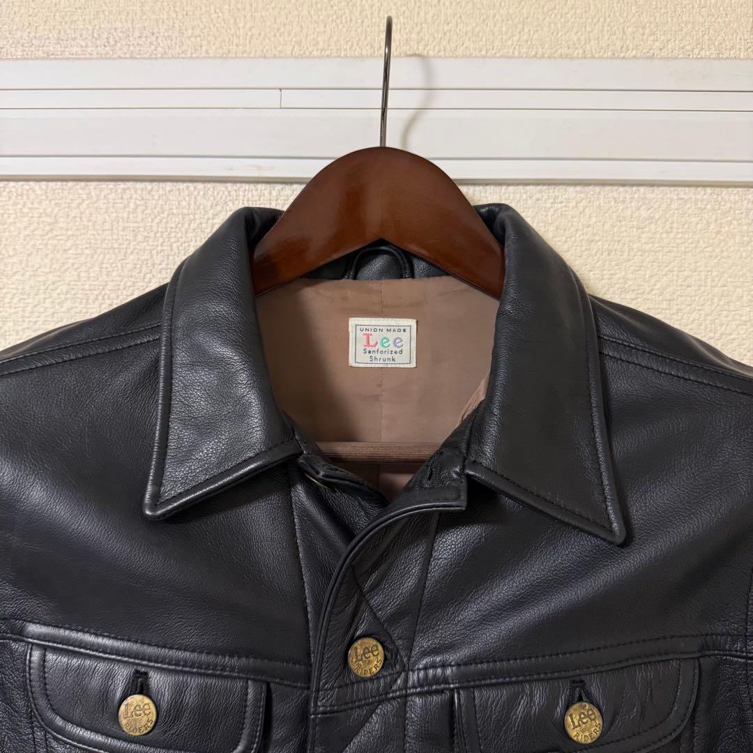 ジャケット・アウター Lee leather tracker jacket