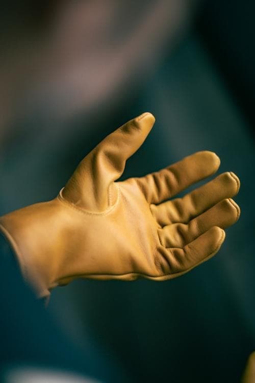 ブコ ホースハイド MOTORCYCLE GLOVE YELLOW 9½