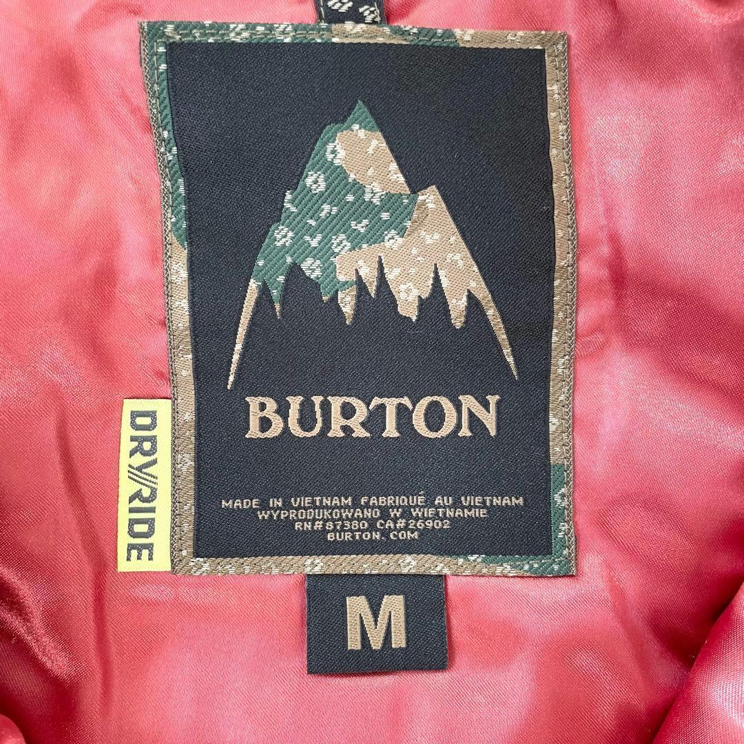 4457 【美品】バートン ジャケット スノボウェア レディース M ファー付き