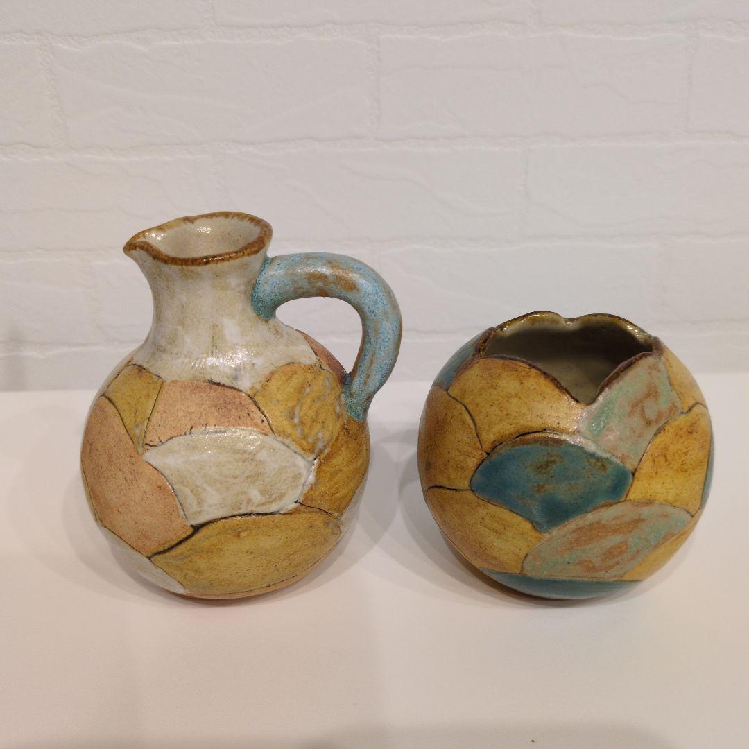 工房いろは　陶器花瓶セット