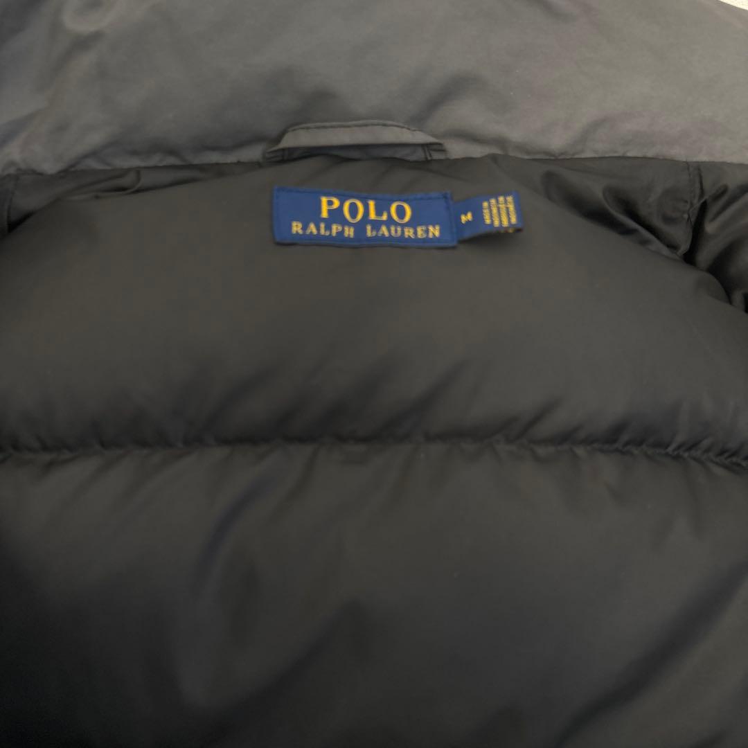 ▪️POLO RALPH LAUREN フード付　脱着可　ダウンベスト　ロゴ刺繍