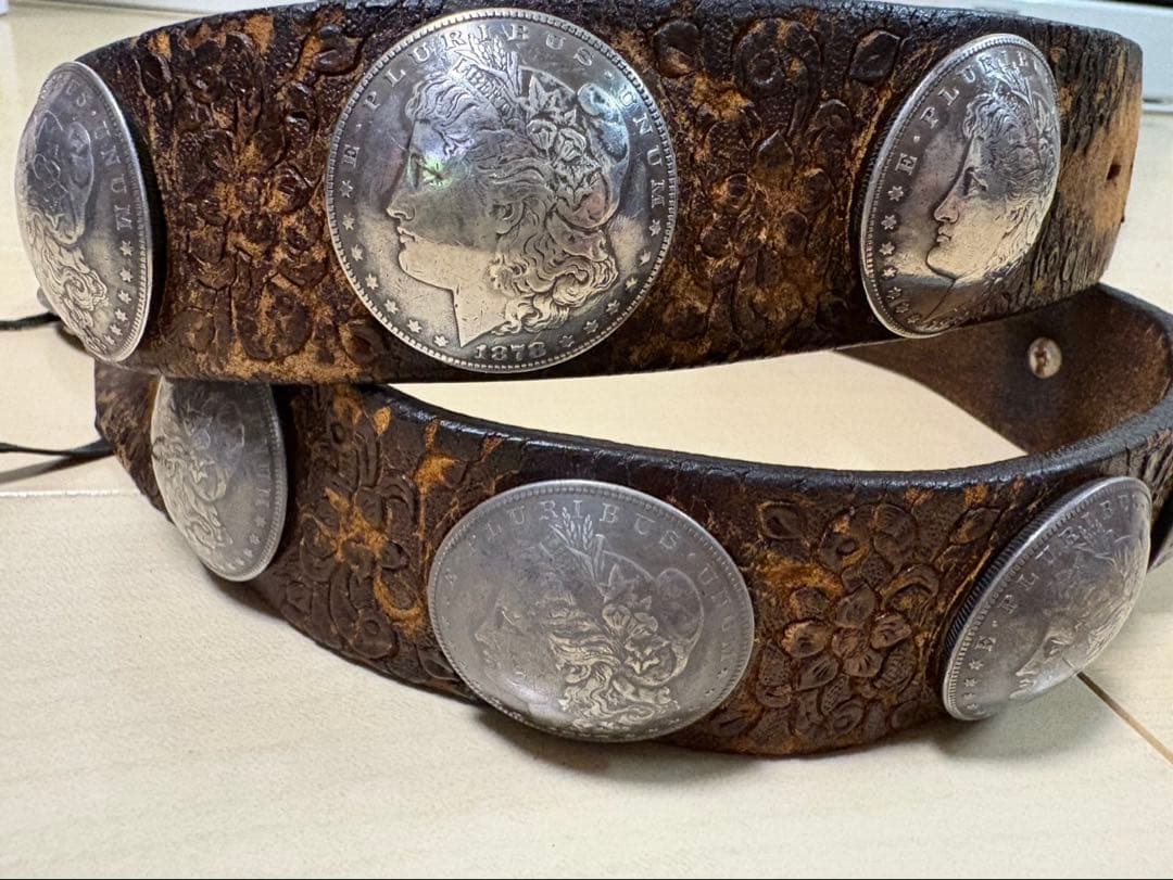 N*6様 レザー財布とコンチョベルトセット　オールドスピリタスカンパニー