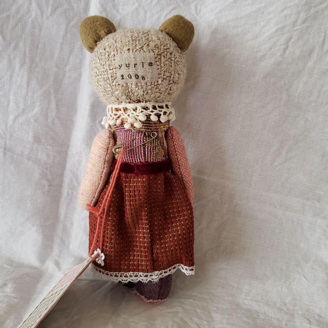 かとうゆりあ　ハンドメイド　人形　ベア　手作り