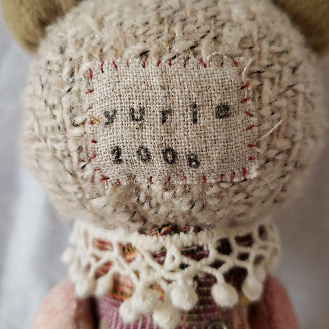 かとうゆりあ　ハンドメイド　人形　ベア　手作り