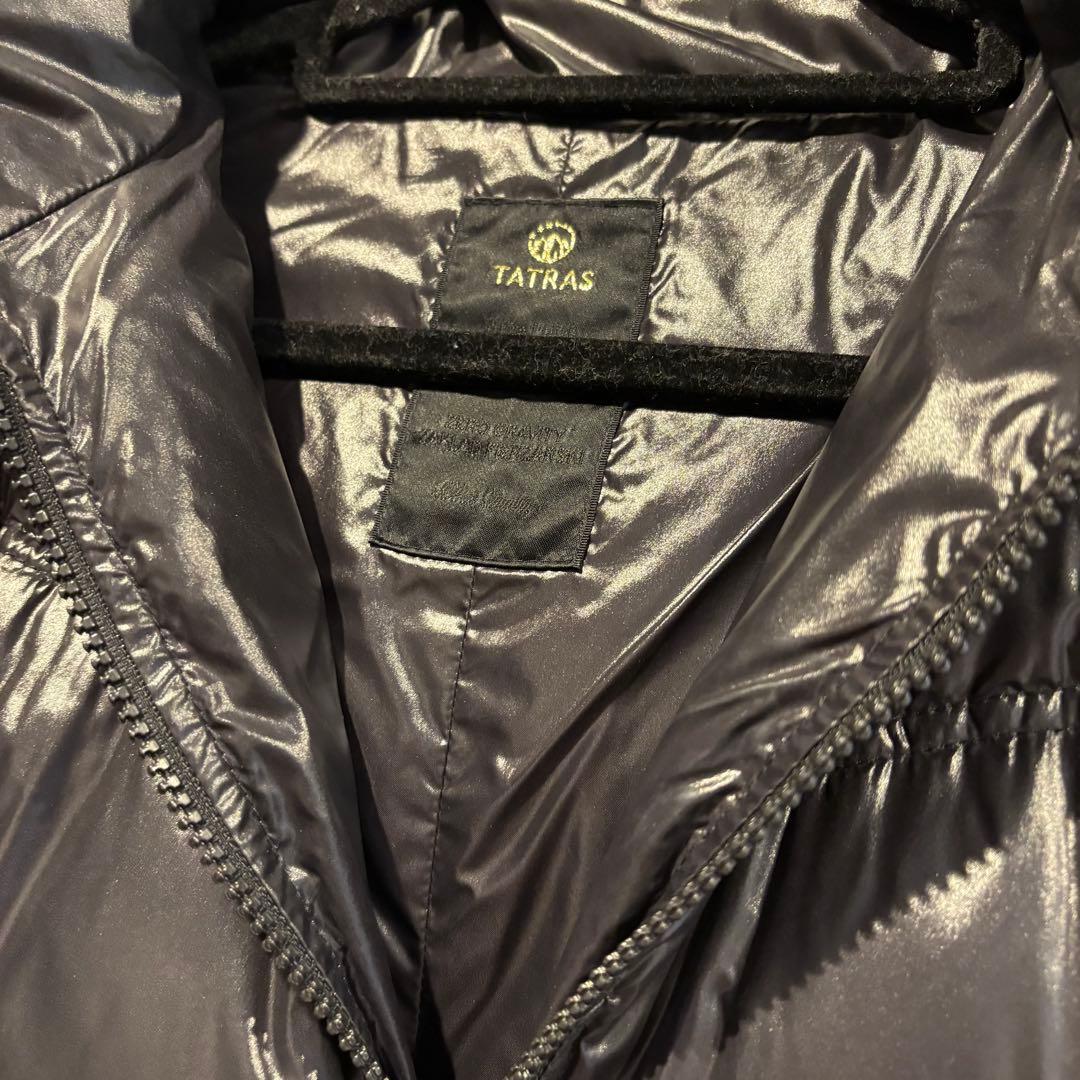 TATRAS ダウンコート ブラック ファー付き