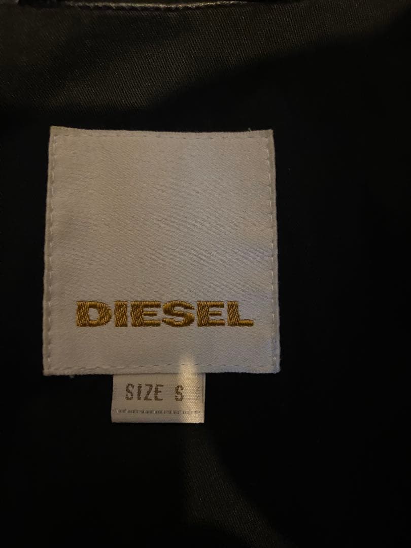 DIESEL ラムレザージャケット シングル ライダース