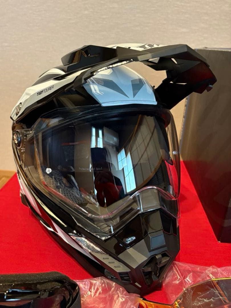THHヘルメットTX-27 XLサイズ25年新品購入　オフロード　おまけ付