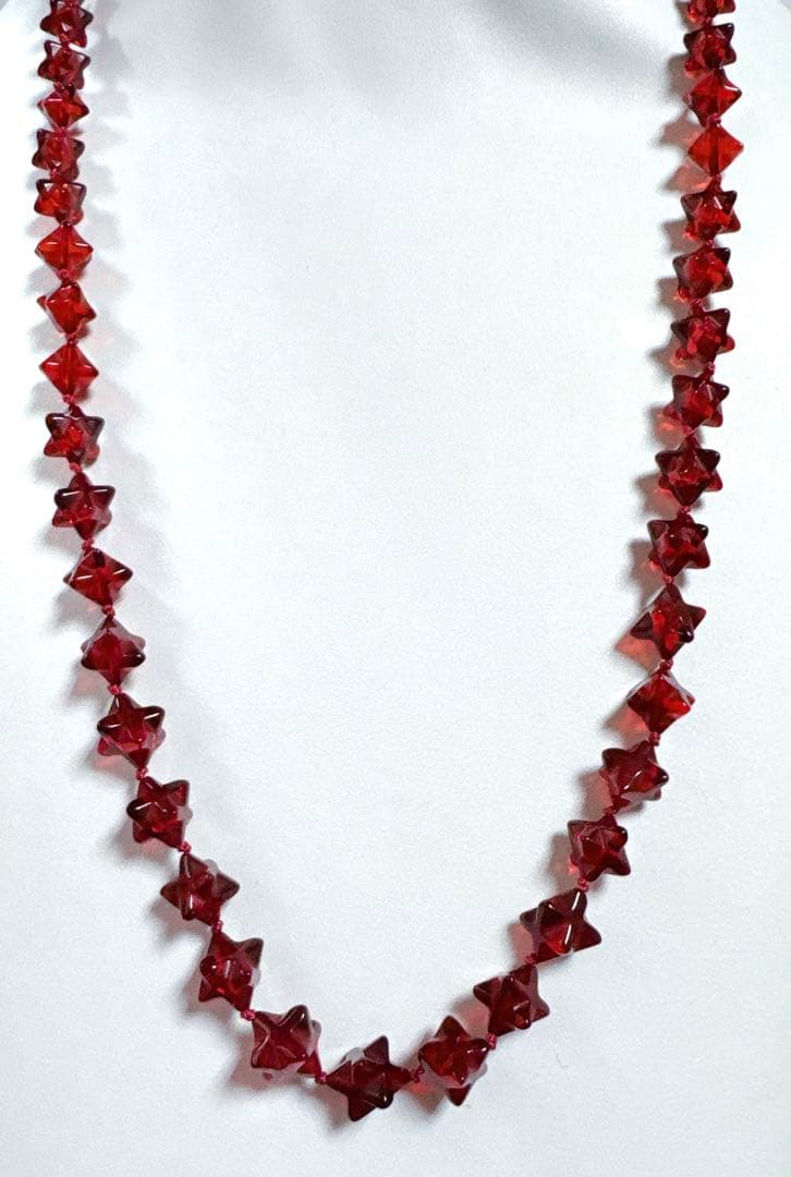 赤琥珀ネックレスレッドアンバーネックレスNO25-2393