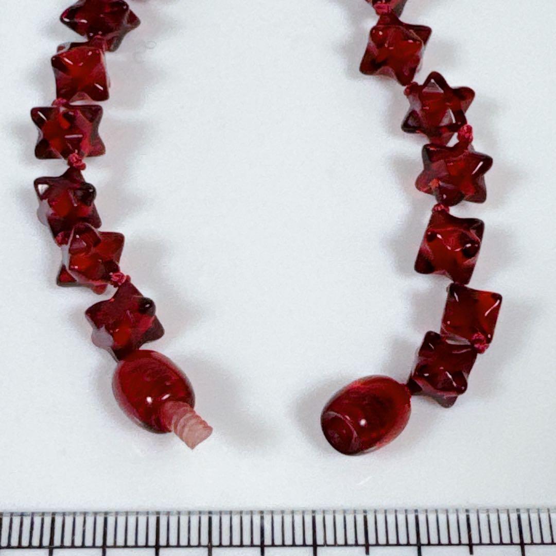 赤琥珀ネックレスレッドアンバーネックレスNO25-2393