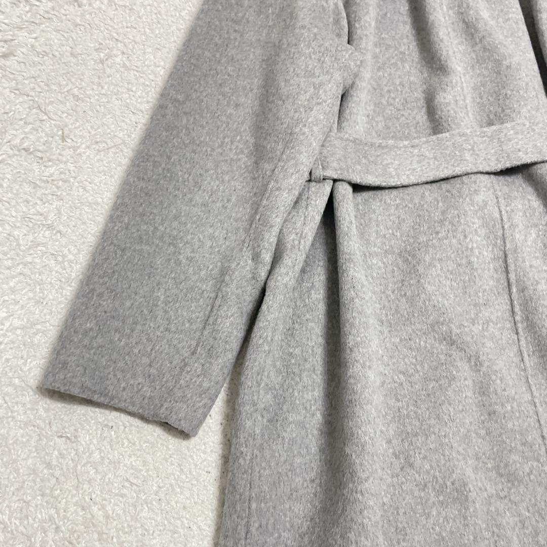 美品　INDIVI インディヴィ　ハミルトンウールリバーコート　グレー　12
