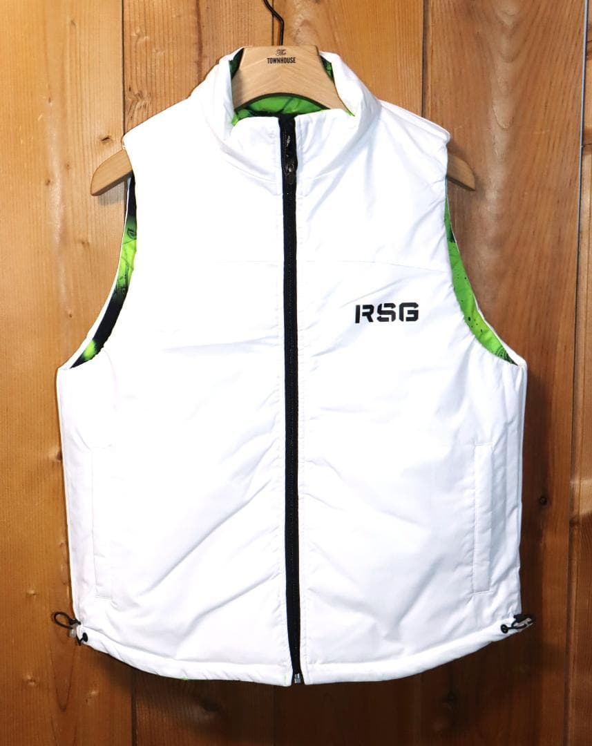 新品 Russeluno GOLF リバーシブル 中綿ベスト (5/L)　Ⓗ
