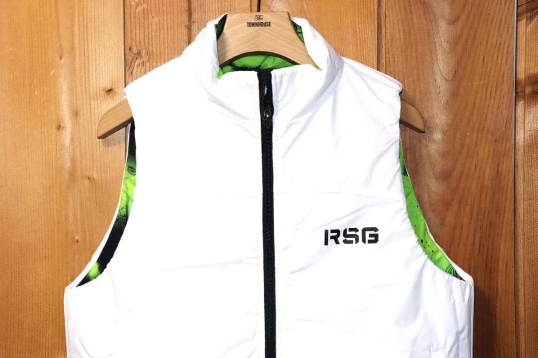 新品 Russeluno GOLF リバーシブル 中綿ベスト (5/L)　Ⓗ