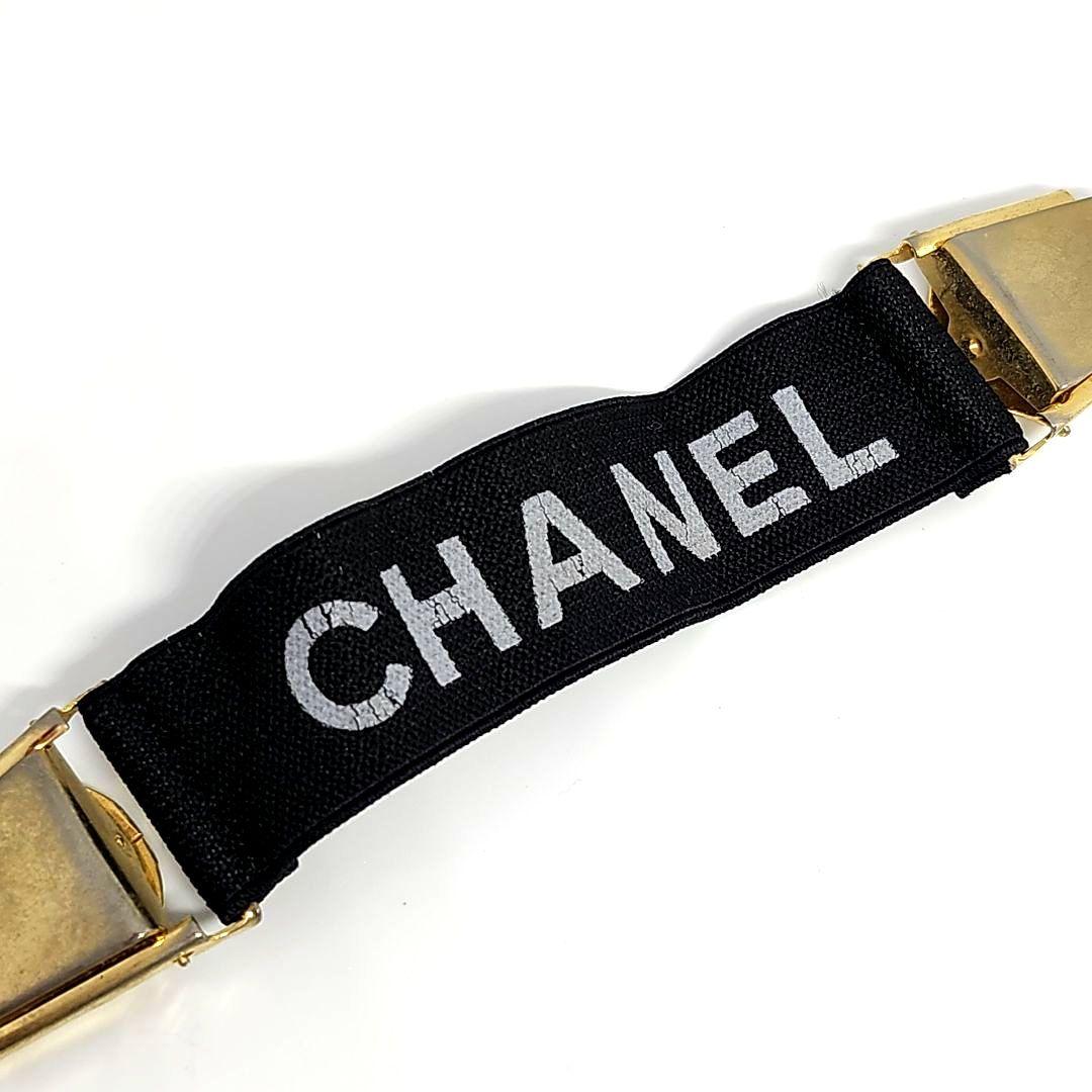 CHANEL シャネル アームバンド アームクリップ ゴールド ブラック 黒