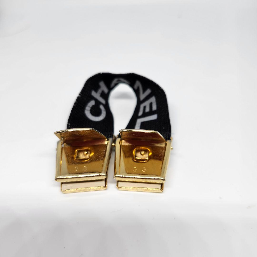 CHANEL シャネル アームバンド アームクリップ ゴールド ブラック 黒