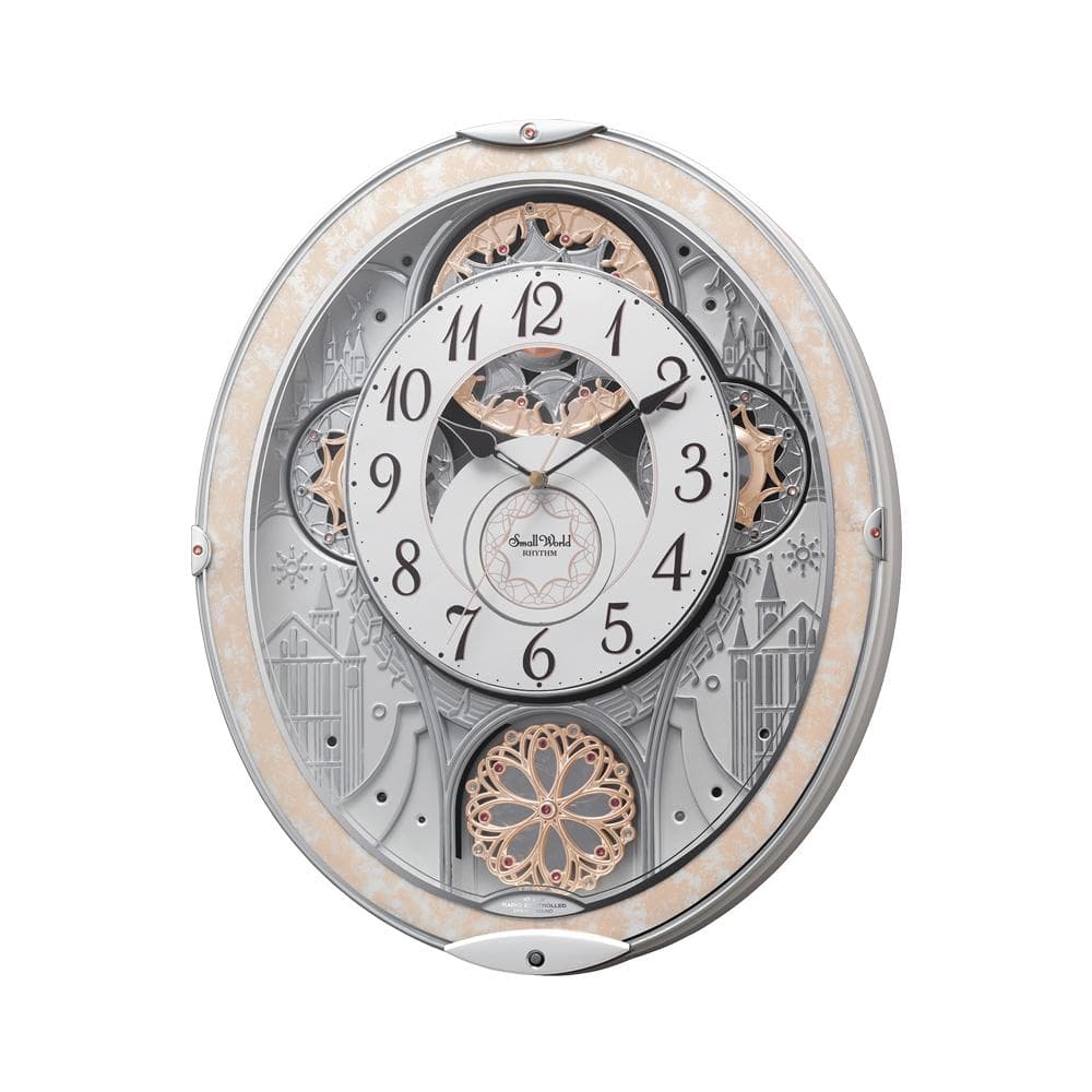 新品未使用 国内正規品 リズム電波掛時計 8MN407RH03