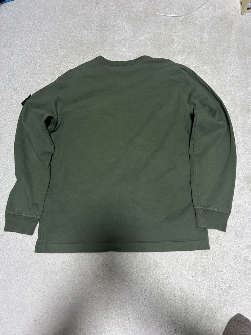 STONE  ロンT グリーン カーキ Tシャツ