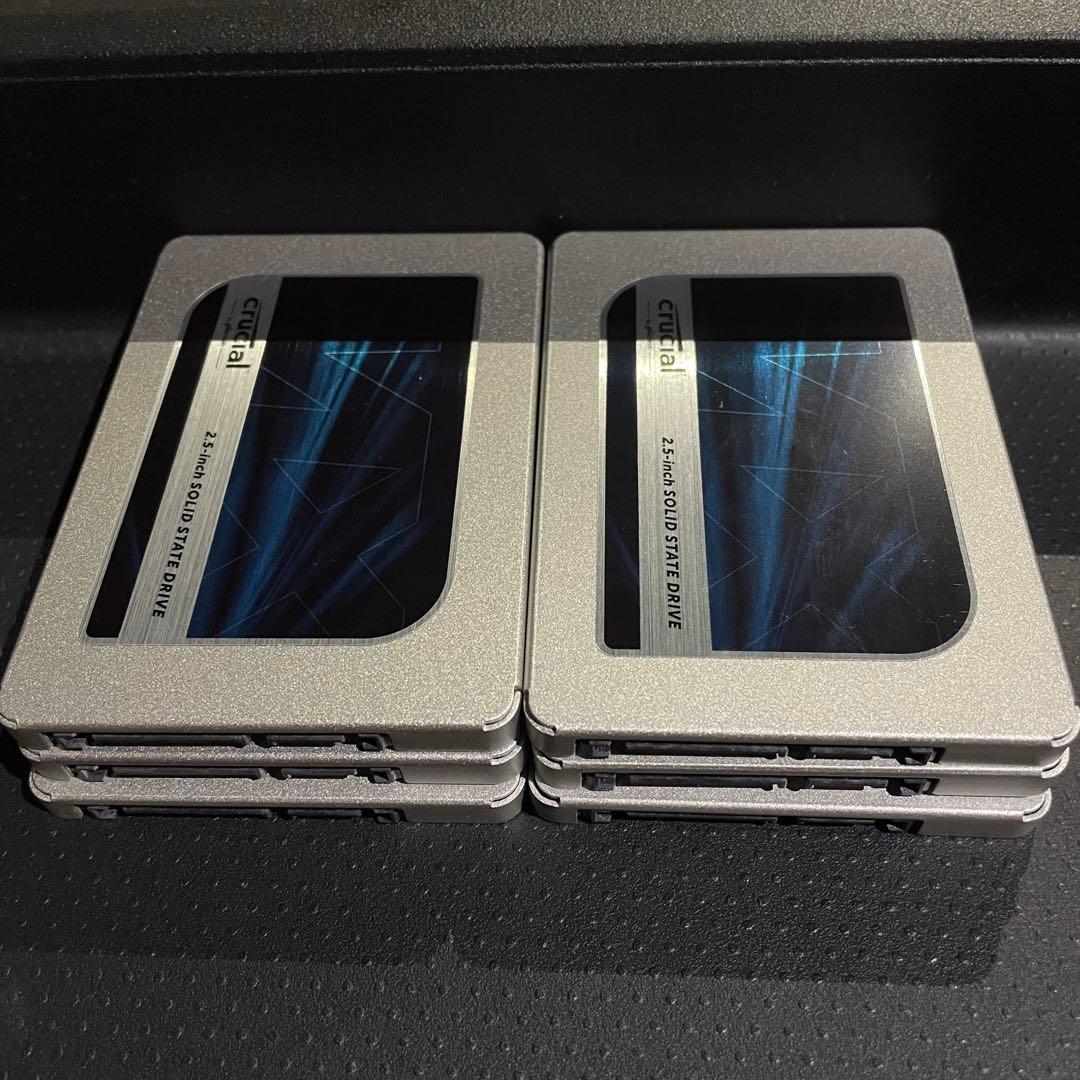 Crucial MX500 SSD 500GB 内蔵型SSD 6個セット