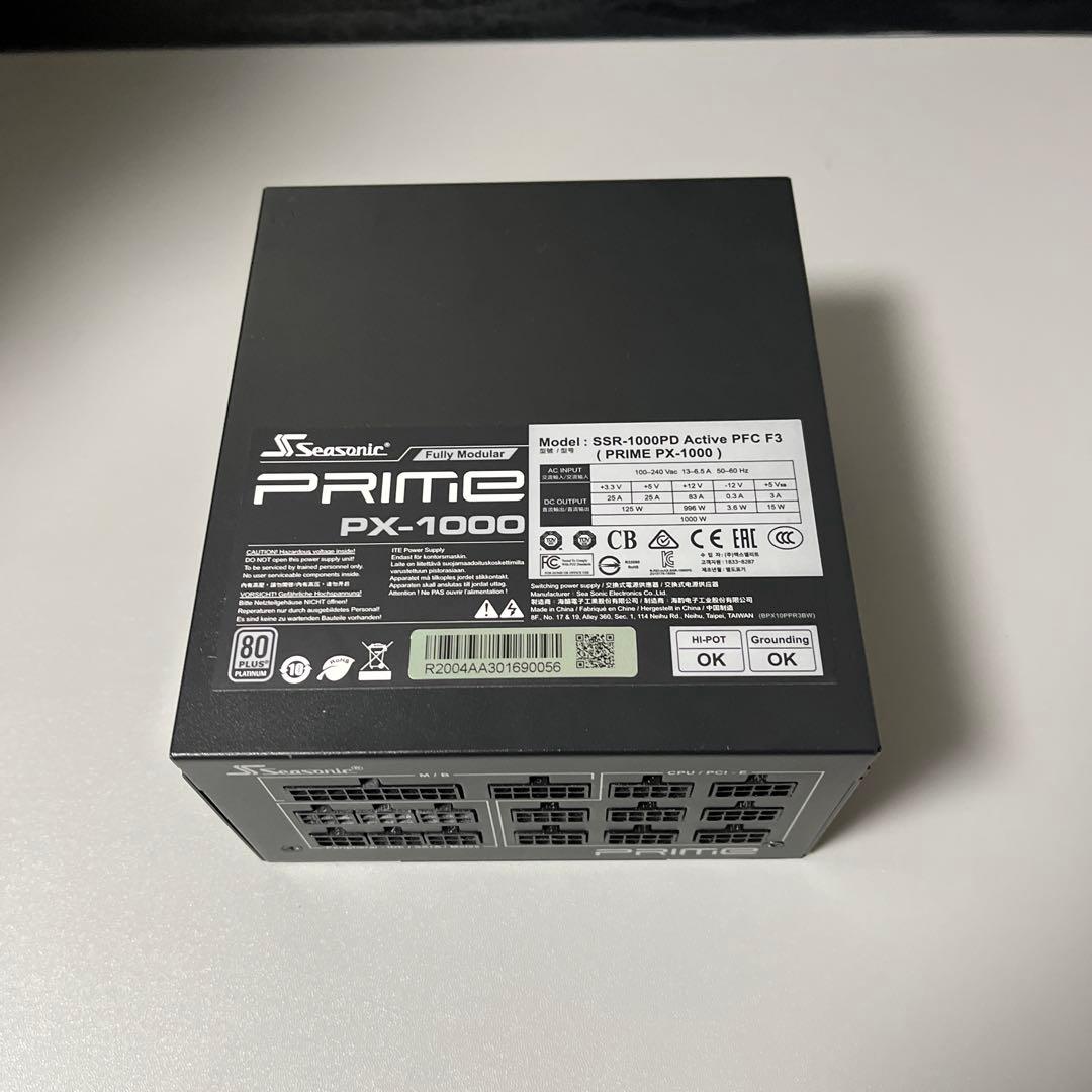 電源ユニット Seasonic PRIME PX-1000