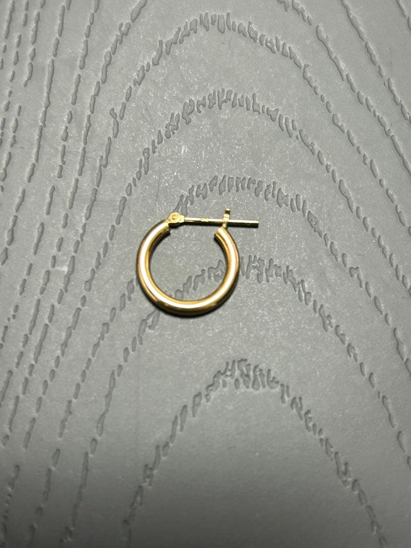 K18フープピアス