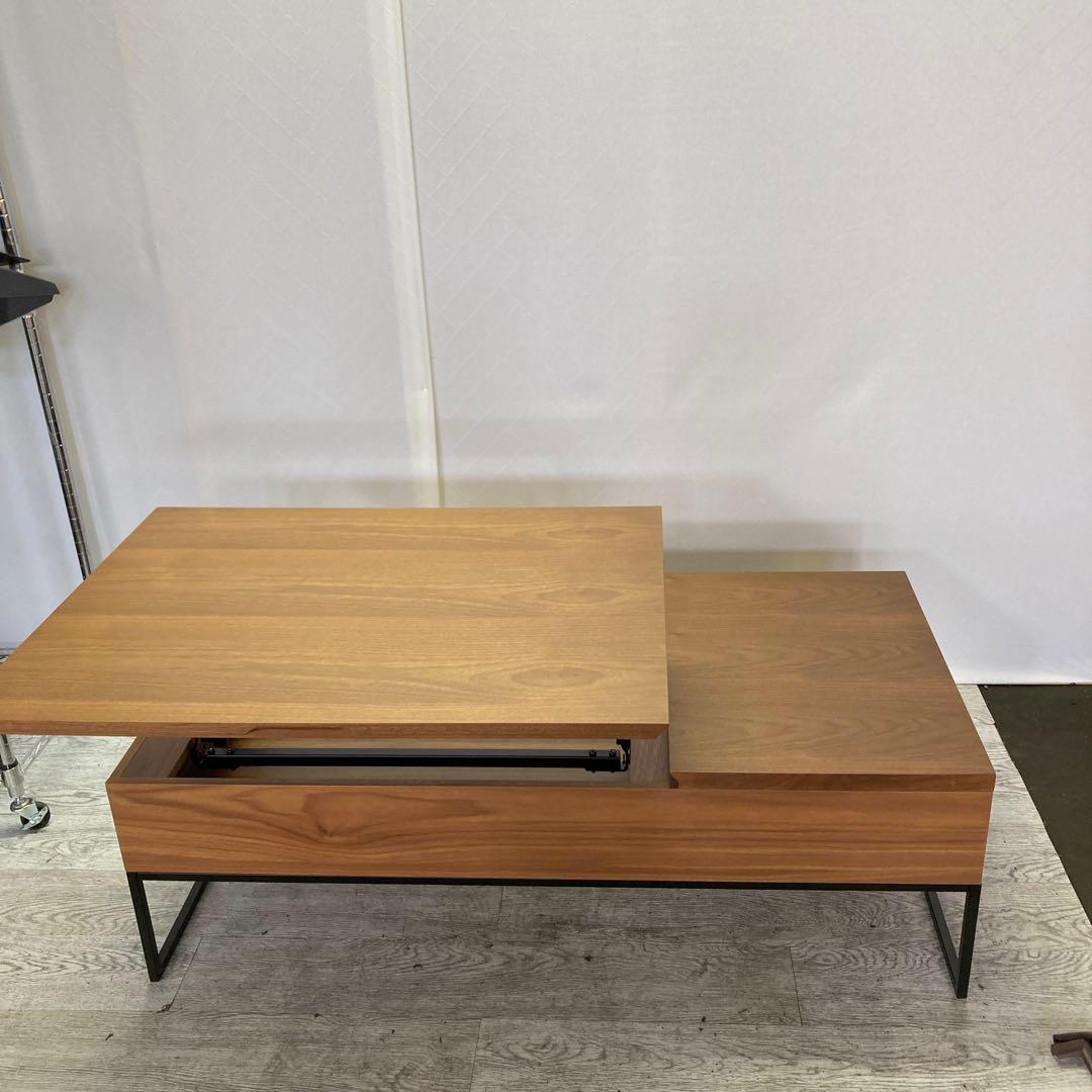 ニトリ 昇降センターテーブル　Nヒバリ MBR 120 120×60cm