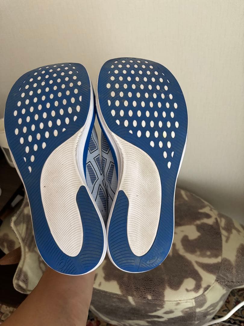 ASICS S4 ランニングシューズ ブルー/ホワイト　サイズ27.0cm