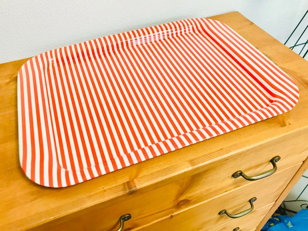 【激レア】マリメッコ ビンテージ　トレイ ブリキ