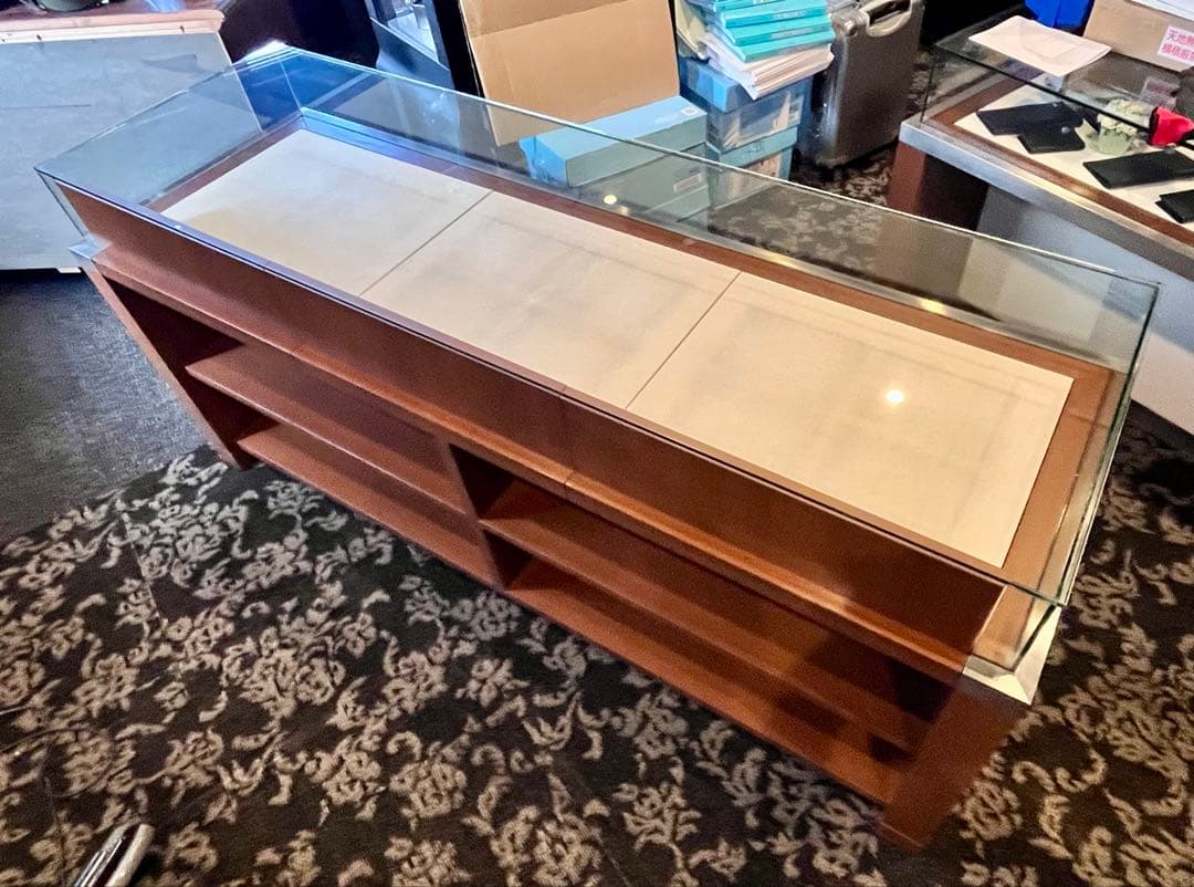 ★☆　スライド式 　ガラスショーケース②　鍵付　☆★