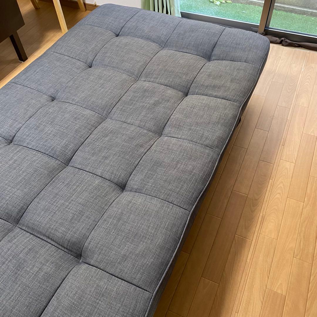 ソファ 3人掛け グレーオシャレ ソファーベッド