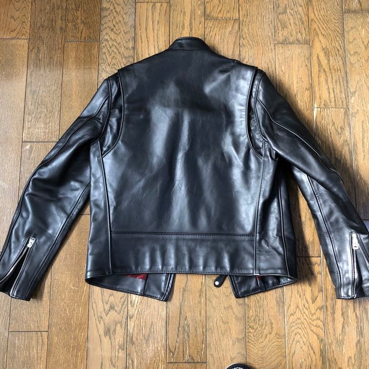 ショット　立襟　シングルライダース　38