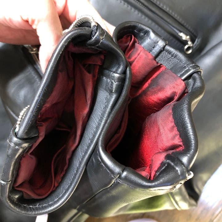 ショット　立襟　シングルライダース　38