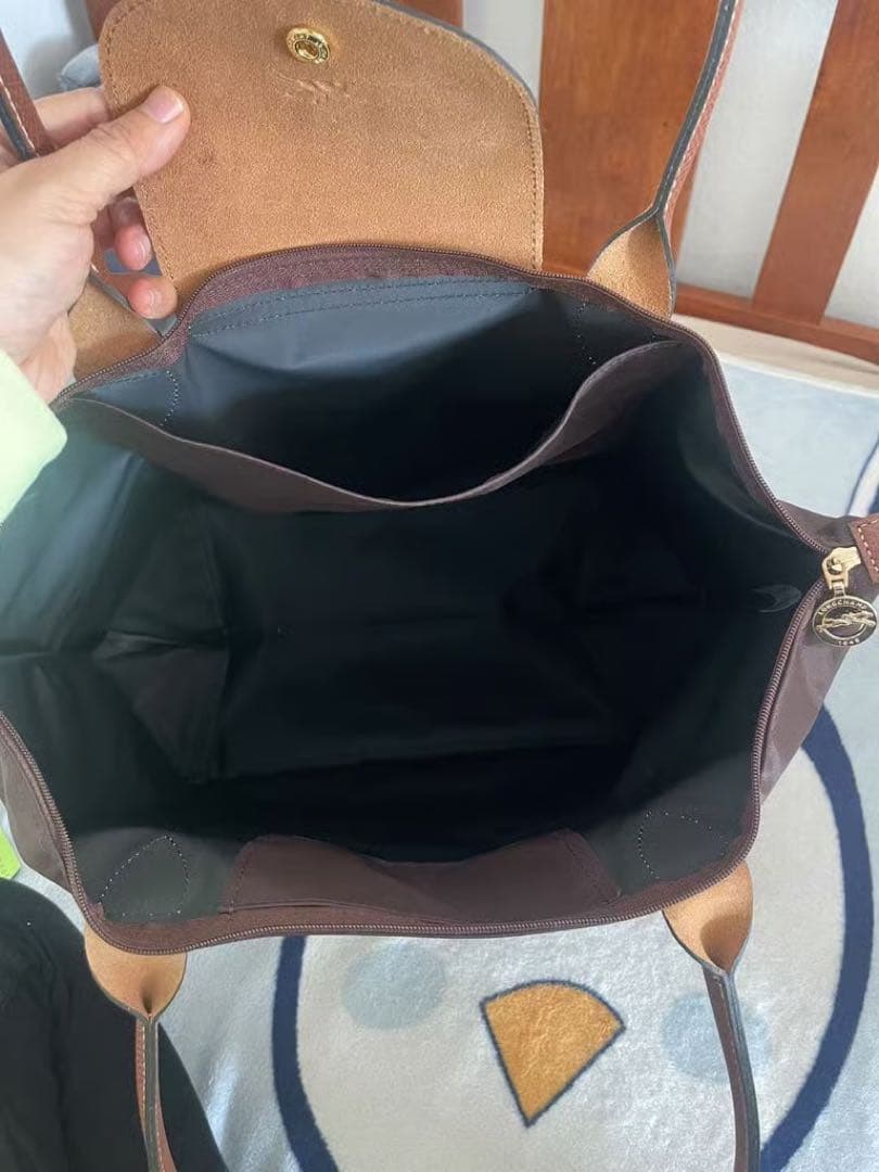 新品 ロンシャン プリアージュ クラブ Lサイズ トートバッグ ブラウン