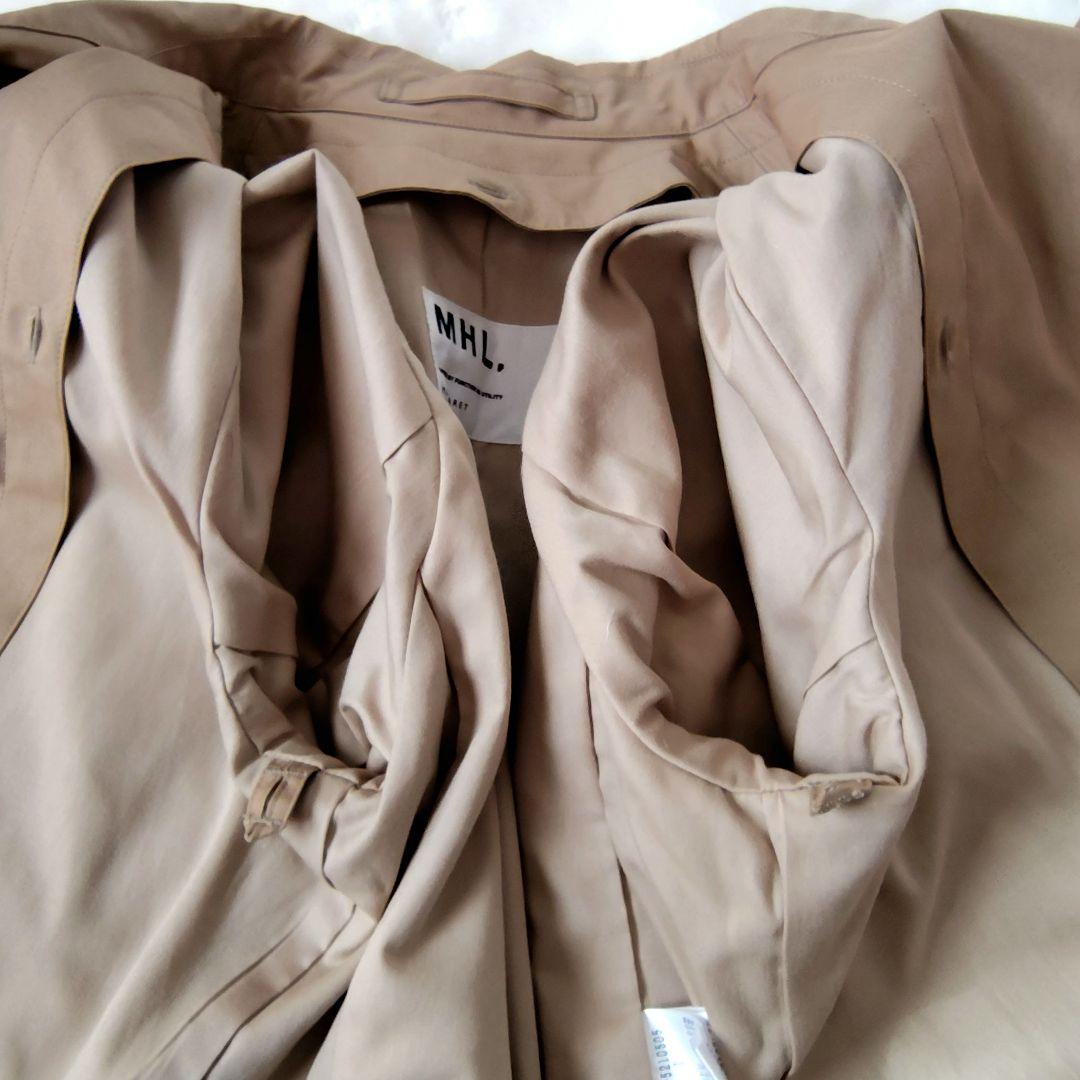 美品 マーガレットハウエル　2wayステンカラーコート　ダウンライナー付き S