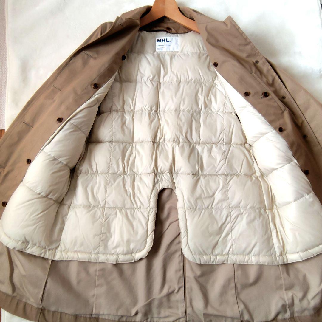 美品 マーガレットハウエル　2wayステンカラーコート　ダウンライナー付き S